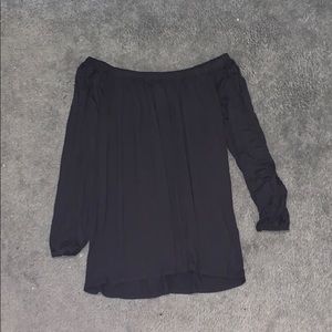 Black Hollister Off the Shoulder Top
